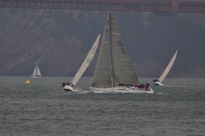 Swiftsure (foreground) catching up to the J’s - 2010 StFYC Stone Cup © David Wells http://www.waterhound.com